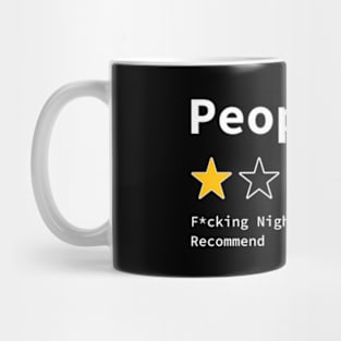 People One Star Review Sarcastic Mug